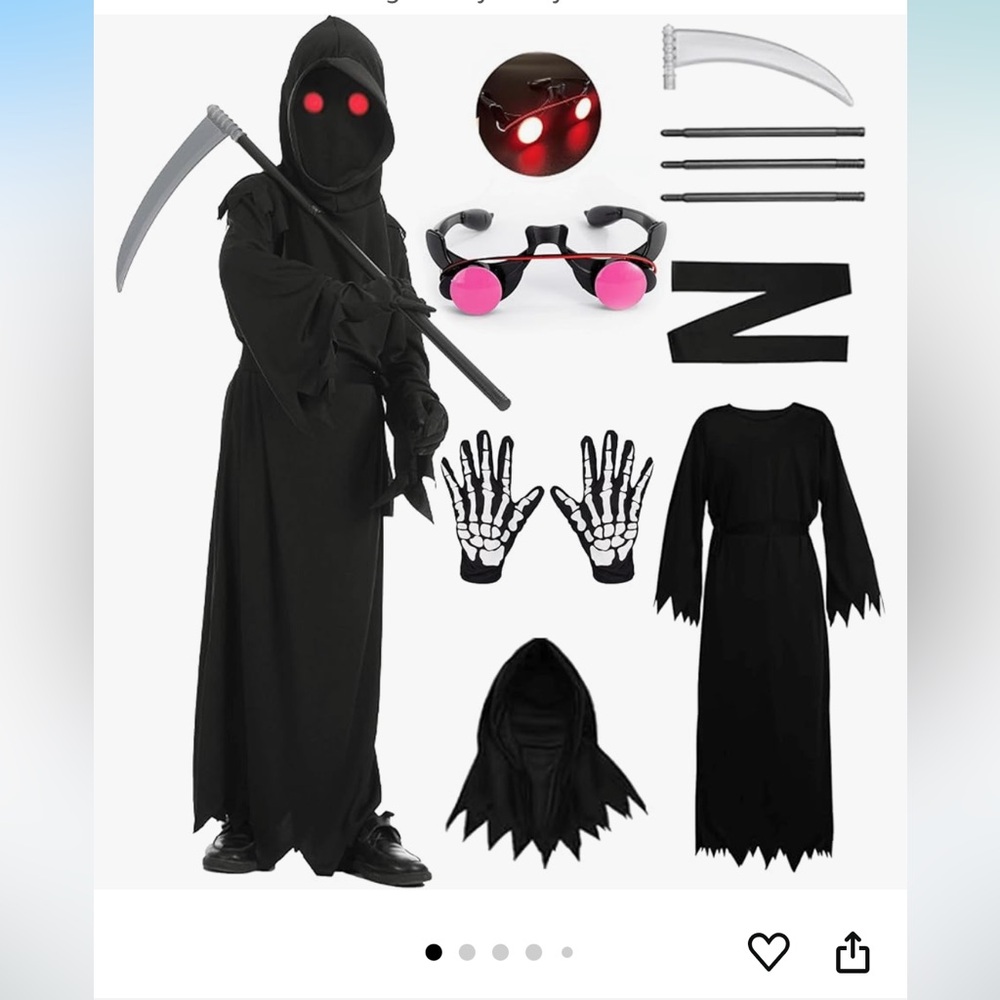 Halloween Grim Reaper costume